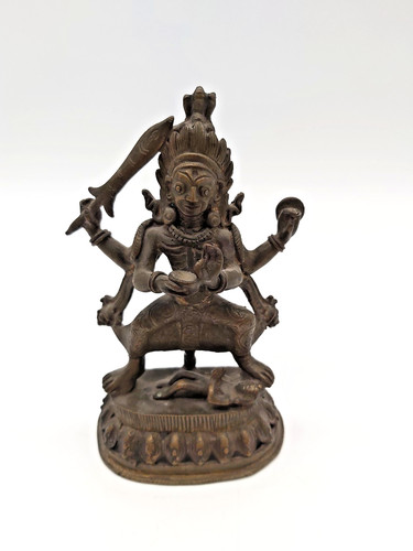 Tibet bronzefigur mahakala - bronzefigur,