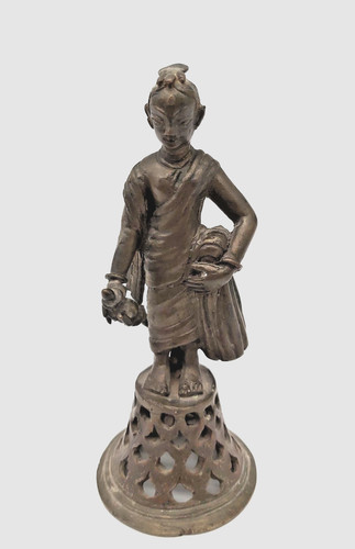 Bronzefigur swaminarayan - bronzefigur,