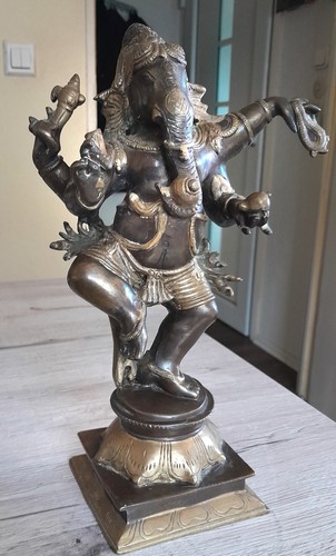 Ganesh figur india - ganesh, bronze