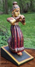 Holz Figur aus Indien 16,5cm