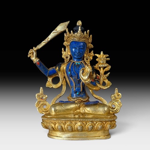 Manjushri bronze - manjushri,