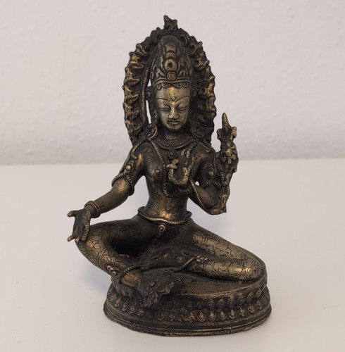 Bronze figur grüne tara - bronze,