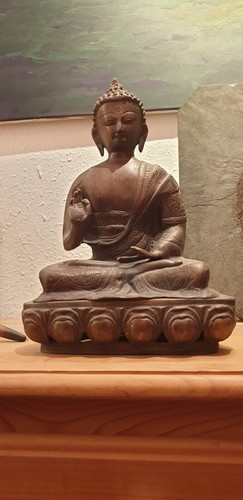 Buddha gautama bronze - bronze, 38
