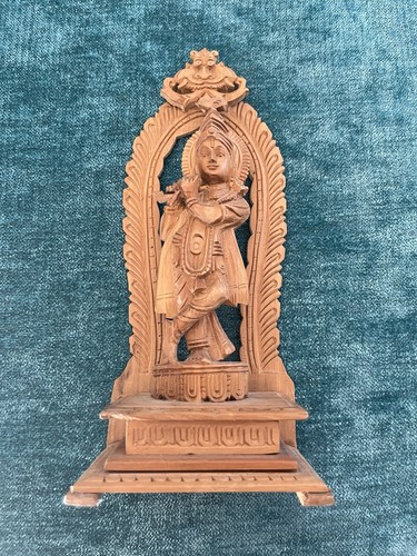 Original krishna holzfigur aus - krishna,