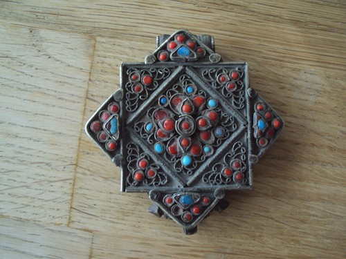 Tibetische ghau amulettbox - tibetische, ghau-amulettbox