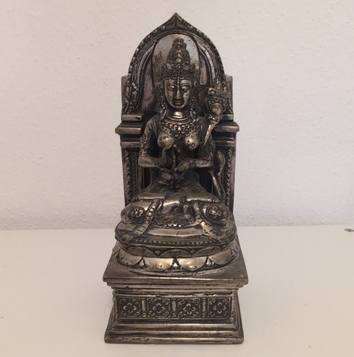 Indische bronzefigur göttin - indische,