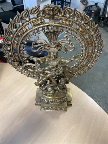Shiva nataraja statue messing - shiva,