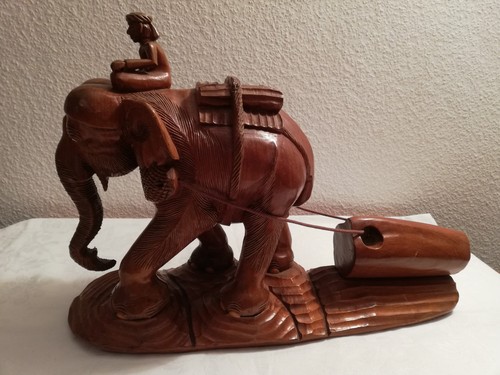 Holzfigur indischer - holzfigur,,