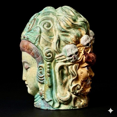 Buddha dämon doppelkopf - dämon,